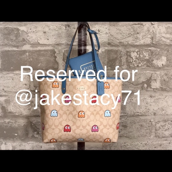 Coach Handbags - SOLD Coach Reversible City Tote In Pac-Man